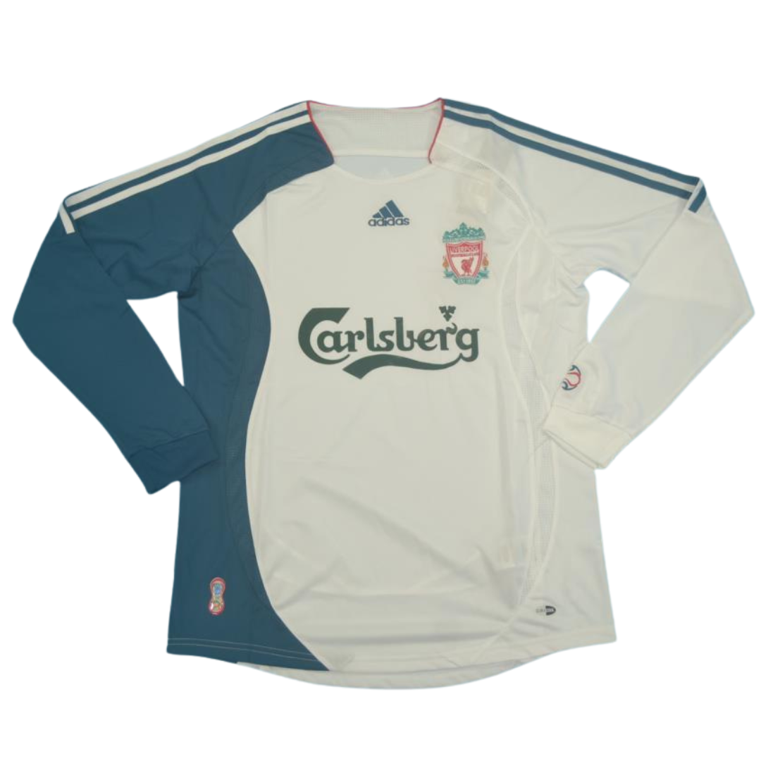 Camisa Liverpool Manga Longa 06/07 - Versão Retrô "Gerrard" Nº 8