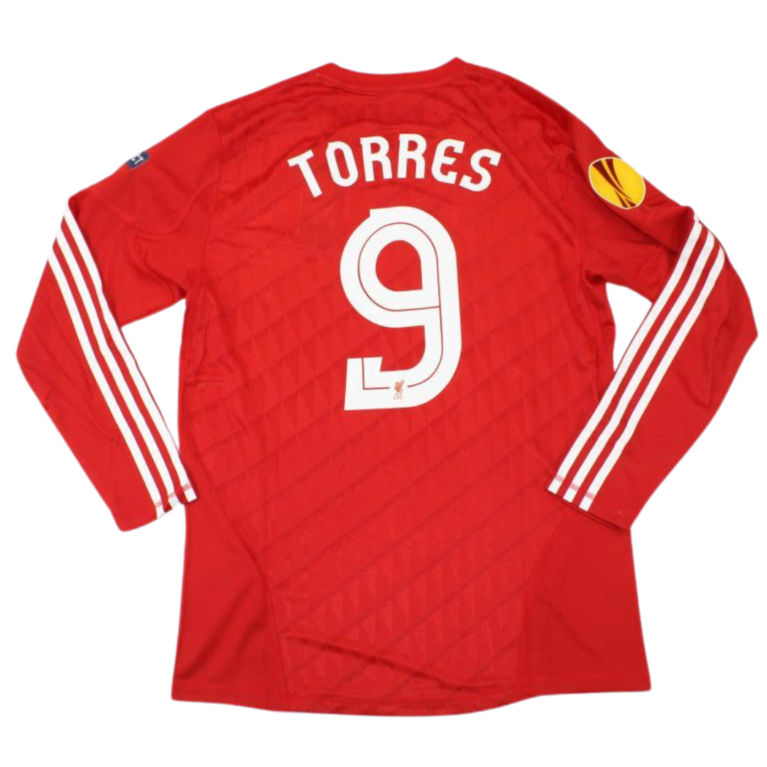 Camisa Liverpool Manga Longa 10/11 - Versão Retrô "Torres" Nº 9