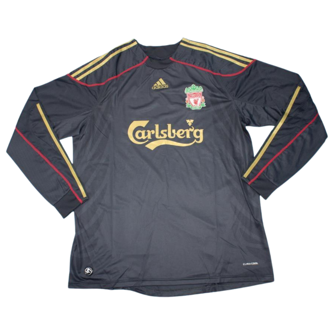 Camisa Liverpool Manga Longa Away 09/10 - Versão Retrô