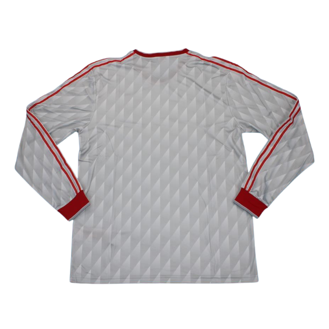 Camisa Liverpool Manga Longa Away 89/91 - Versão Retrô
