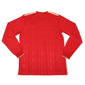 Camisa Liverpool Manga Longa Home 1986 - Versão Retrô