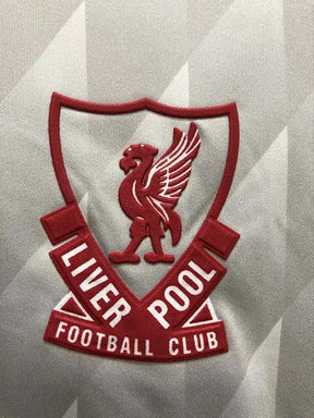 Camisa Liverpool Manga Longa Away 89/91 - Versão Retrô