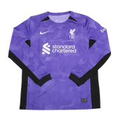 Camisa Liverpool Manga Longa Third Away 23/24 - Versão Retrô