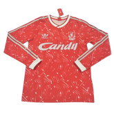 Camisa Liverpool Manga Longa Home 89/91 - Versão Retrô