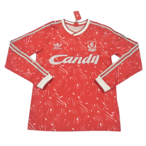 Camisa Liverpool Manga Longa Home 89/91 - Versão Retrô