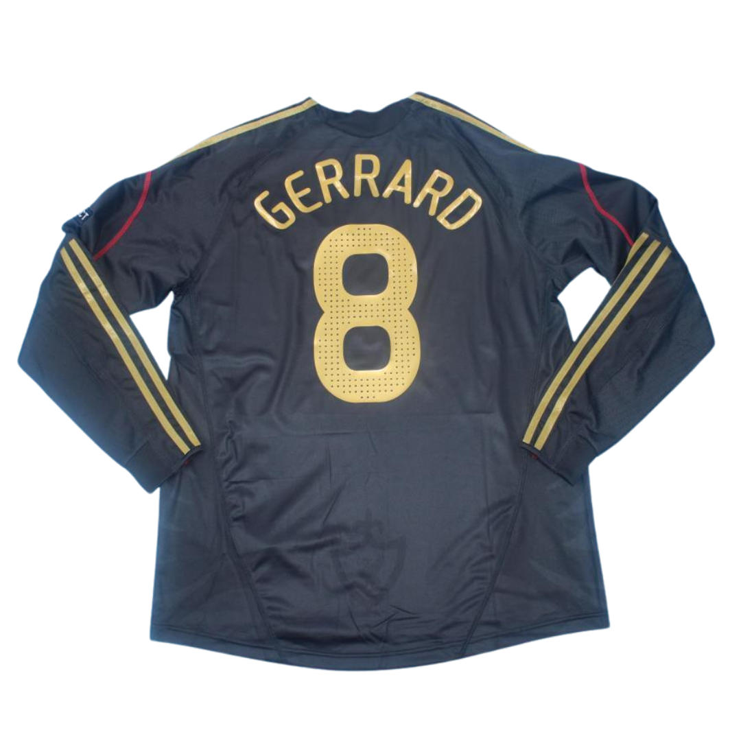 Camisa Liverpool Manga Longa 09/10 - Versão Retrô "Gerrard" Nº 8