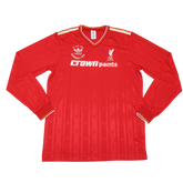 Camisa Liverpool Manga Longa Home 1986 - Versão Retrô