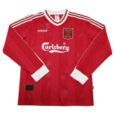 Camisa Liverpool Manga Longa Home 95/96 - Versão Retrô