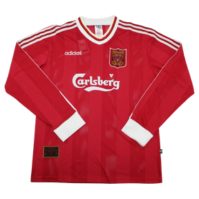 Camisa Liverpool Manga Longa Home 95/96 - Versão Retrô