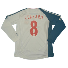 Camisa Liverpool Manga Longa 06/07 - Versão Retrô "Gerrard" Nº 8