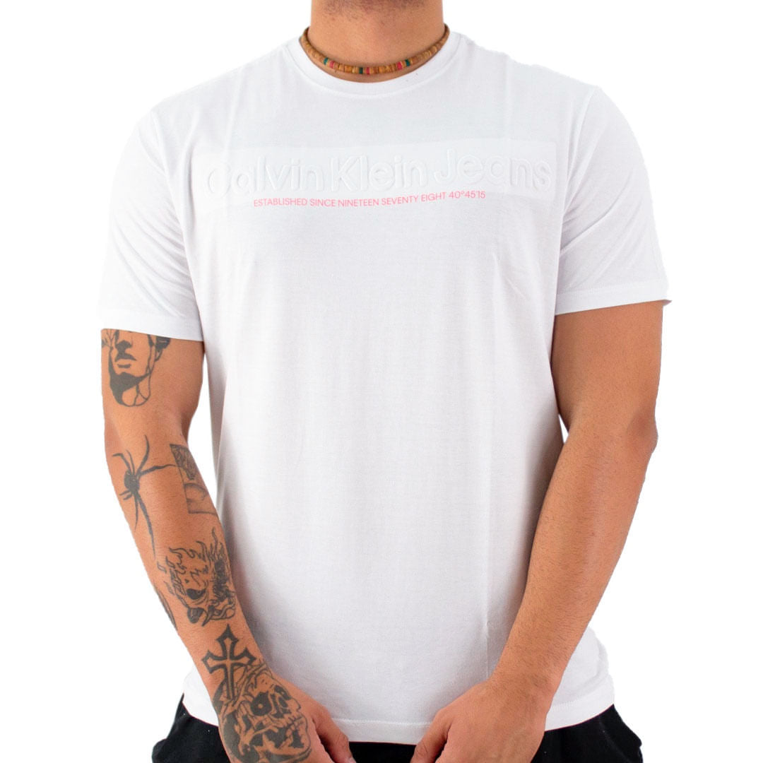 Camiseta Calvin Klein Logo Masculino