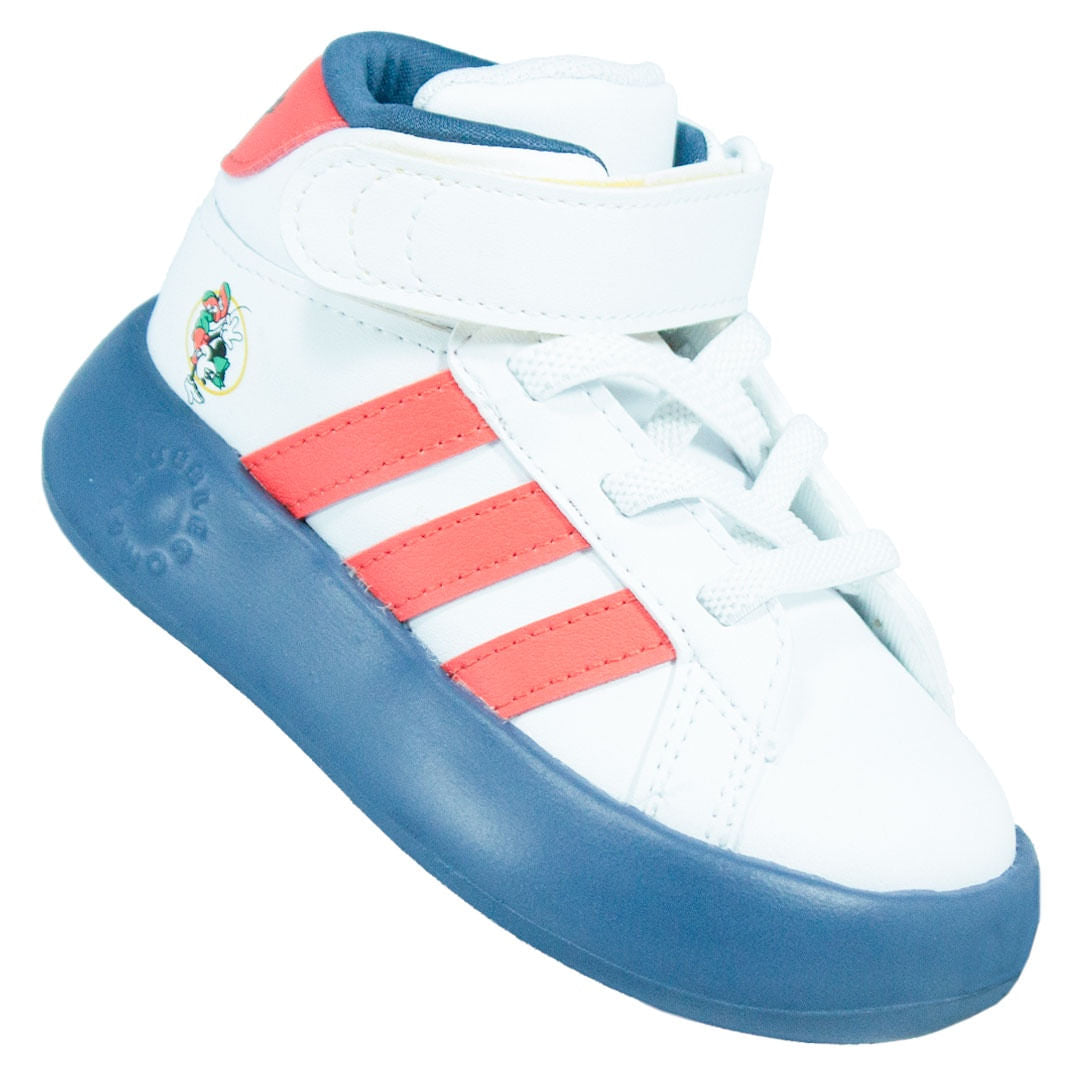 Tênis Adidas Grand Court Mid Kids Mickey Infantil