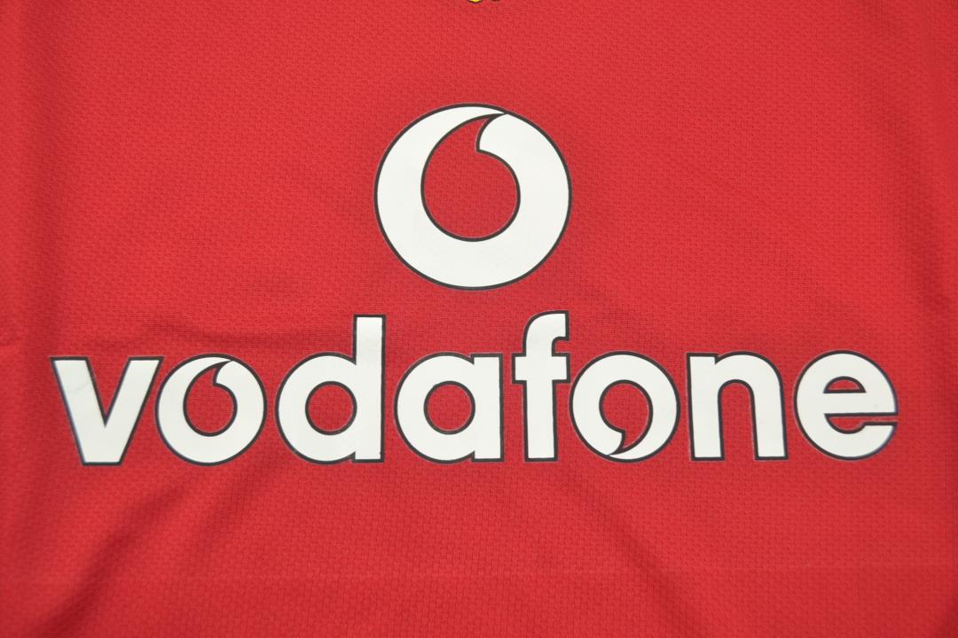 Camisa Manchester United Manga Longa 04/06 - Versão Retrô "V.Nistelrooy" Nº 10