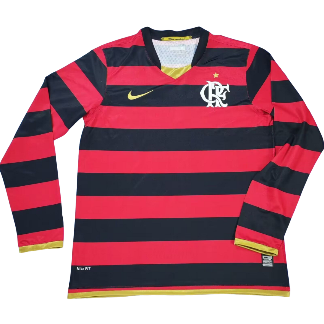 Camisa Flamengo Manga Longa Home 2008 - Versão Retrô