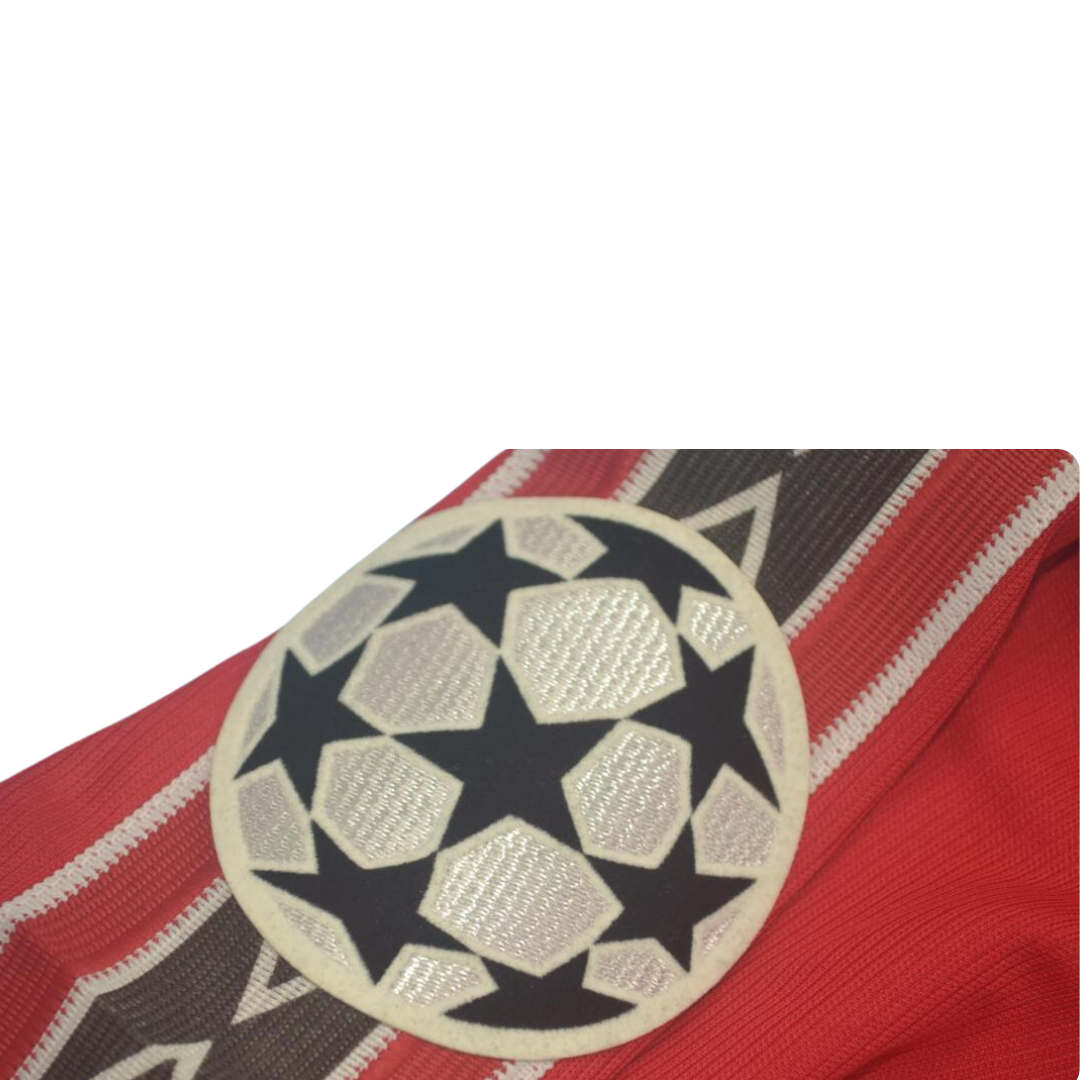 Camisa Manchester United Manga Longa 98/99 - Versão Retrô "Beckham" Nº 7