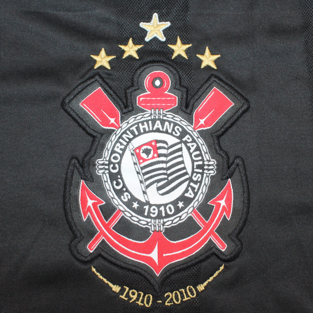 Camisa Corinthians Away 10/11 - Versão Retrô