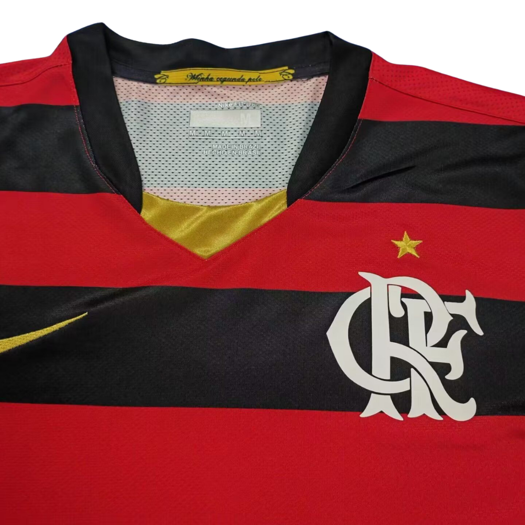 Camisa Flamengo Manga Longa Home 2008 - Versão Retrô