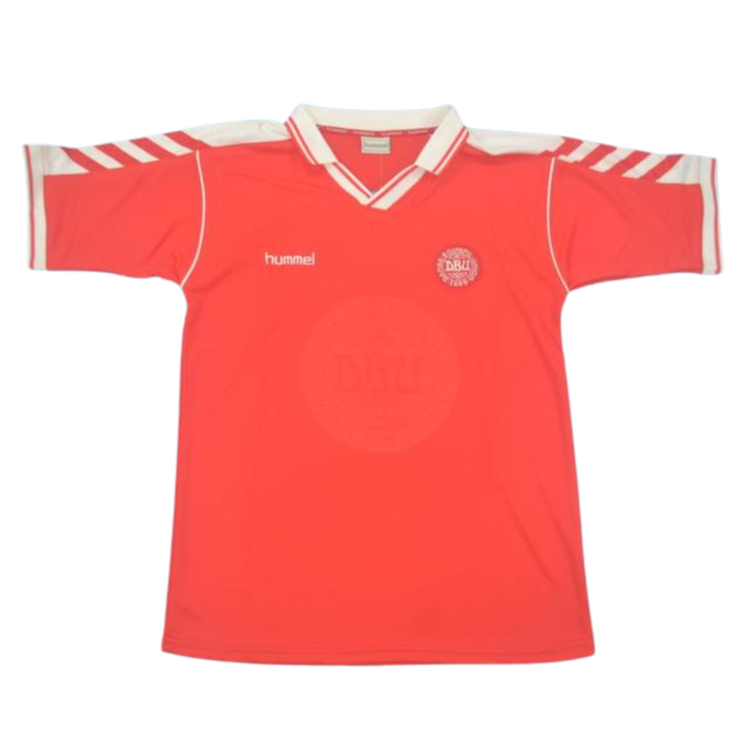 Camisa Dinamarca 1988 Home - Versão Retrô