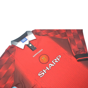 Camisa Manchester United Manga Longa 96/97 - Versão Retrô "Beckham" Nº 10