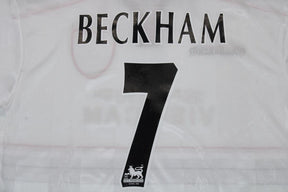 Camisa Manchester United Manga Longa 97/99 - Versão Retrô "Beckham" Nº 7