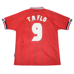 Camisa Noruega 98/99 Home - Versão Retrô "T.A. Flo" N°9
