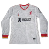 Camisa Liverpool Manga Longa Away 24/25 - Versão Retrô