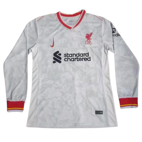 Camisa Liverpool Manga Longa Away 24/25 - Versão Retrô