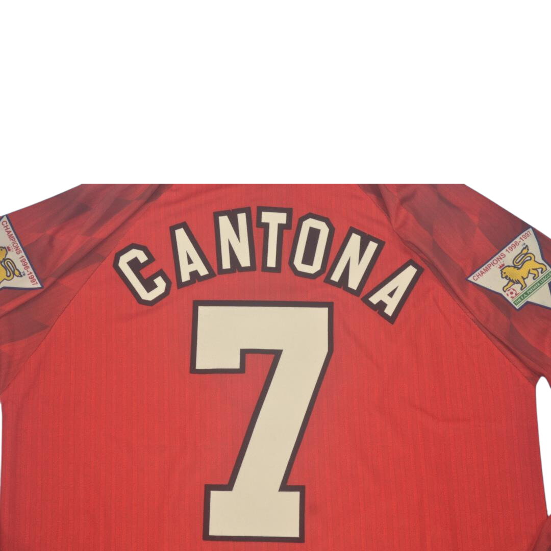 Camisa Manchester United Manga Longa 94/96 - Versão Retrô "Cantona" Nº 7