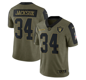 Camisa NFL Las Vegas Raiders Vapor Limited Jersey Salute To Service 2021