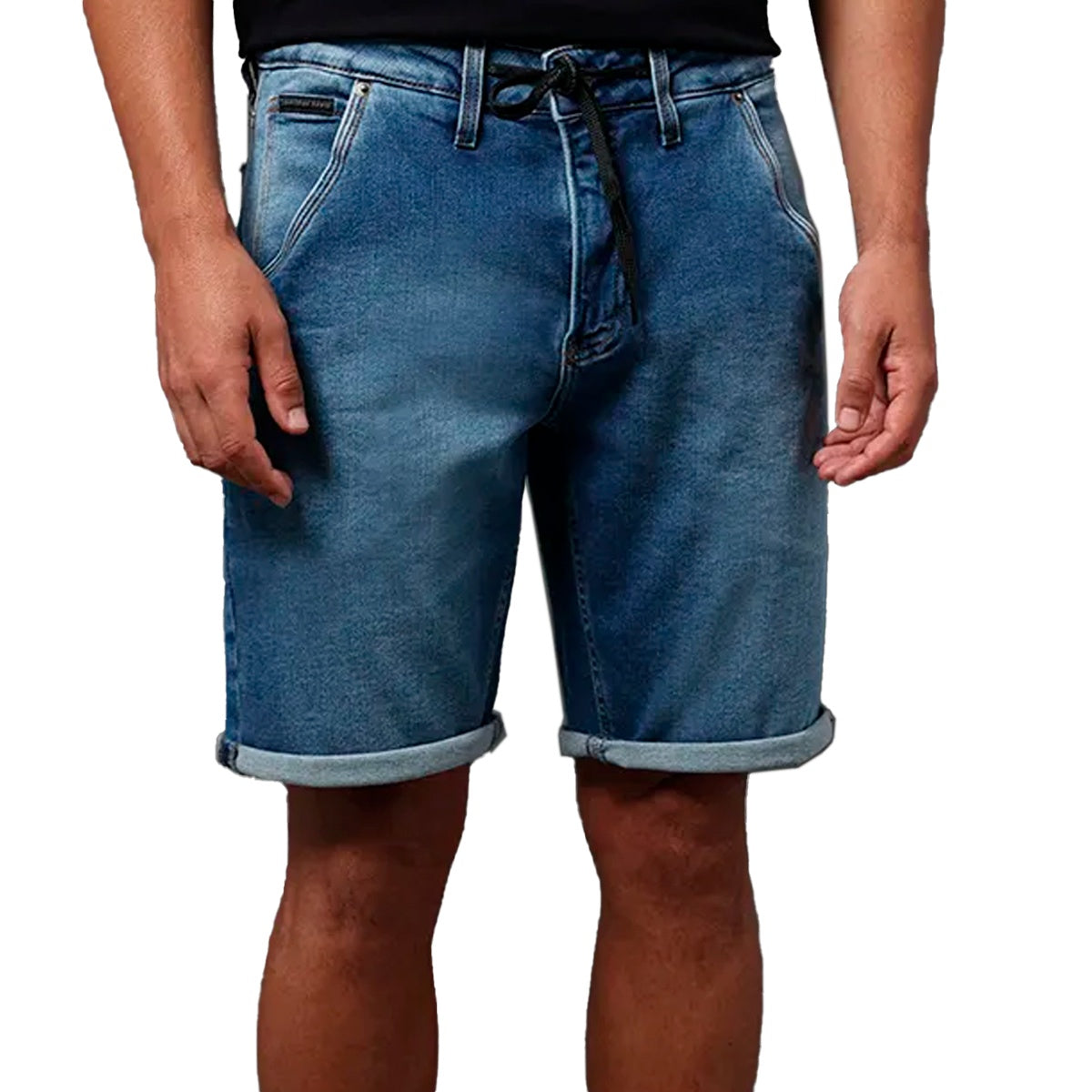 Bermuda Jeans Calvin Klein Bolso Faca Masculino