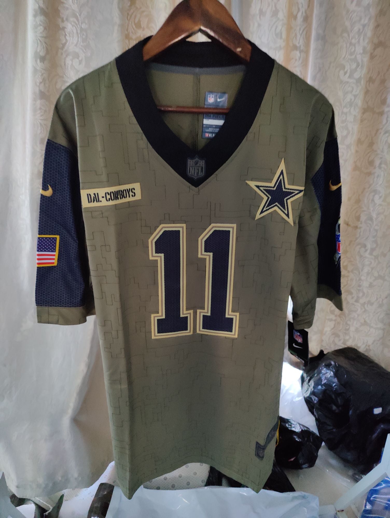 Camisa NFL Dallas Cowboys Salute To Service Vapor Limited 2021