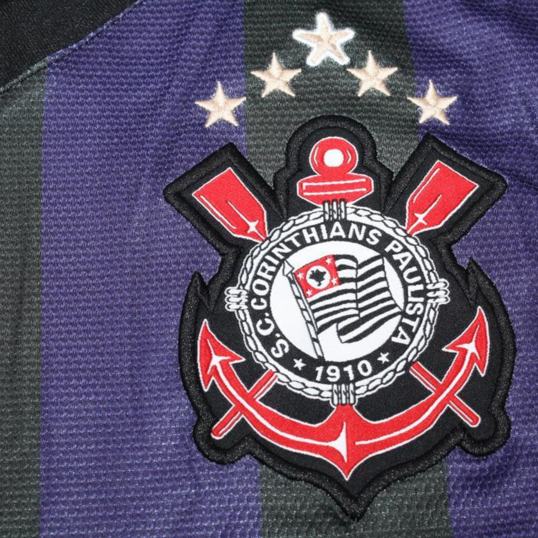 Camisa Corinthians Third Away 09/10 - Versão Retrô