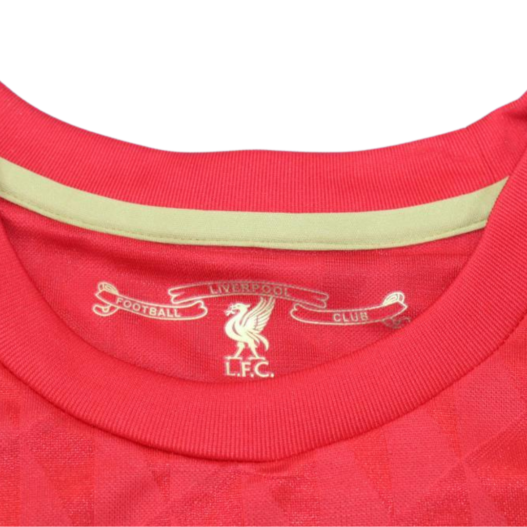 Camisa Liverpool Manga Longa 10/12 - Versão Retrô