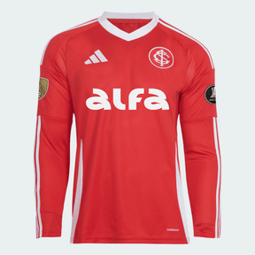 Camisa adidas Internacional Manga Longa 2025/26 I Com Patrocínios