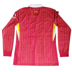 Camisa Liverpool Manga Longa Home 24/25 - Versão Retrô