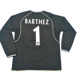 Camisa Manchester United Manga Longa 00/02 - Versão Retrô "Barthez" Nº 1