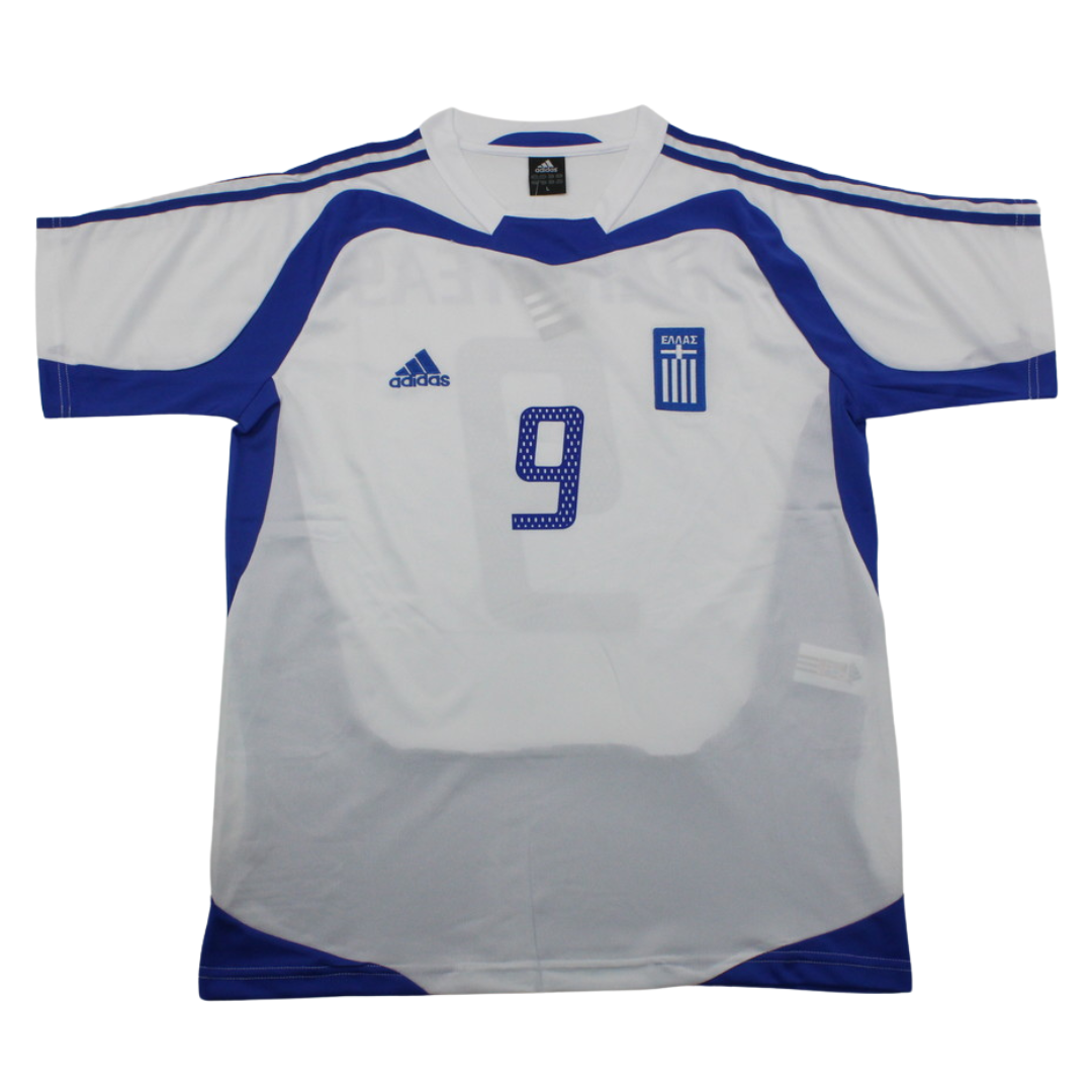 Camisa Grécia 2004 Home - Versão Retrô "Charisteas" N°9