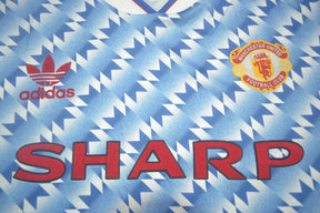 Camisa Manchester United Manga Longa Away 90/92 - Versão Retrô "Cantona" Nº 7