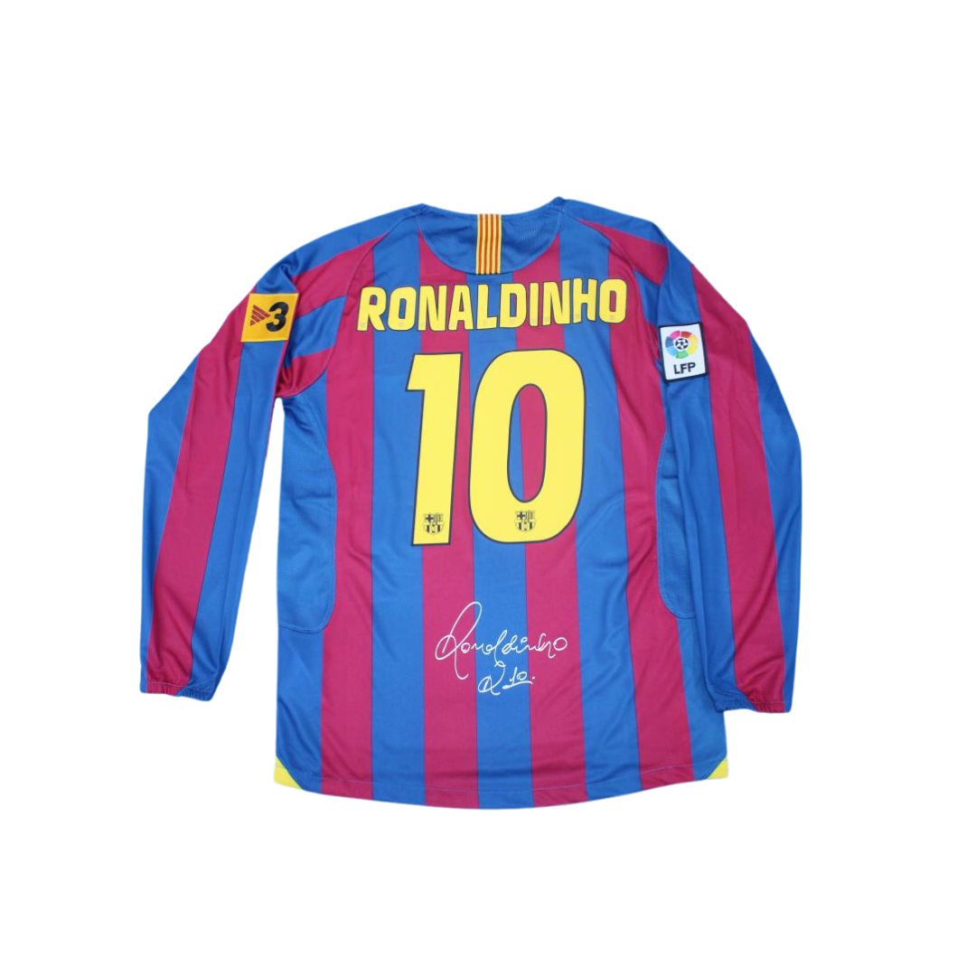 Camisa Retrô Barcelona Home 05/06