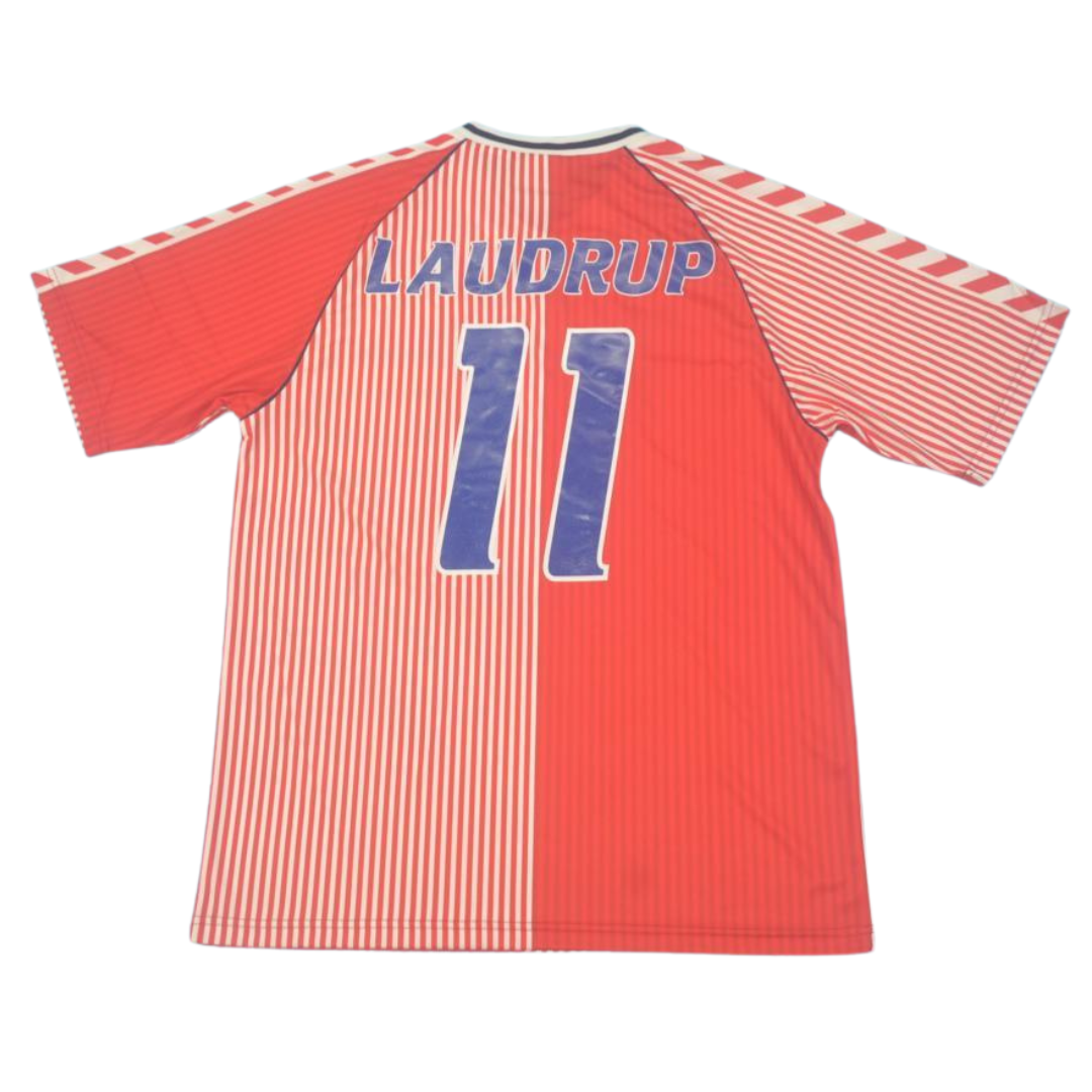 Camisa Dinamarca 1986 Home - Versão Retrô "Laudrup" N°11