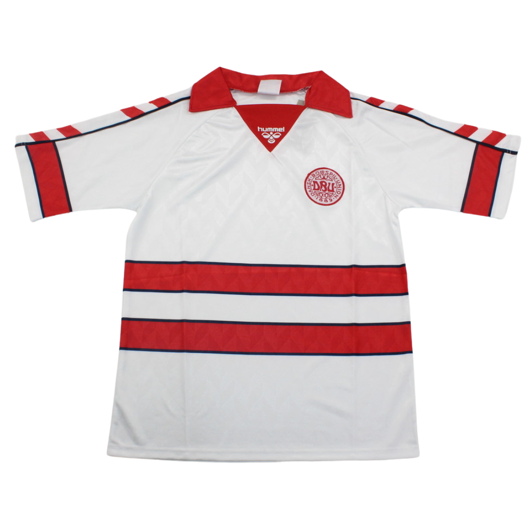 Camisa Dinamarca 1988 Away - Versão Retrô