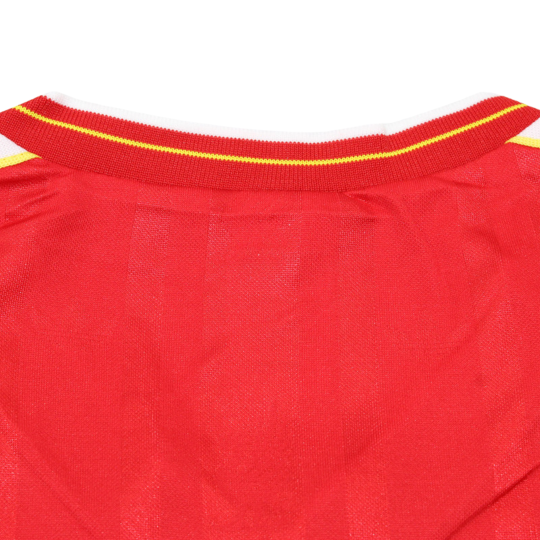 Camisa Liverpool Manga Longa Home 1986 - Versão Retrô