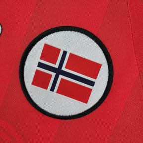 Camisa Noruega 98/99 Home - Versão Retrô "Haaland" N°15