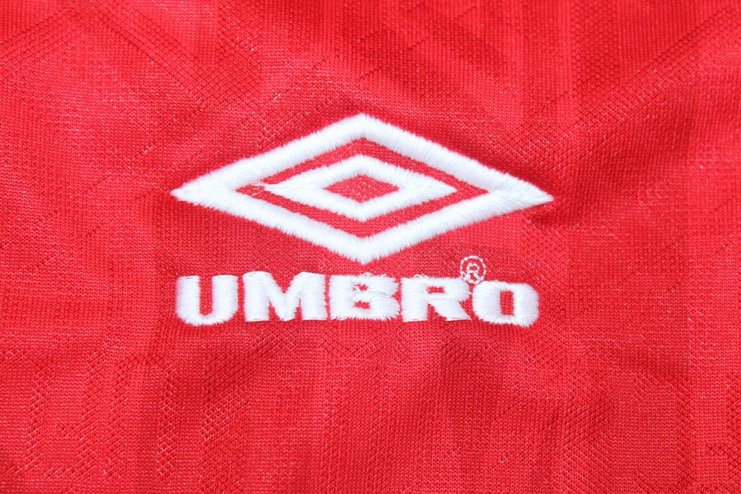 Camisa Manchester United Manga Longa 92/94 - Versão Retrô "Beckham" Nº 28