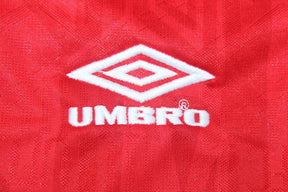 Camisa Manchester United Manga Longa 92/94 - Versão Retrô "Beckham" Nº 28