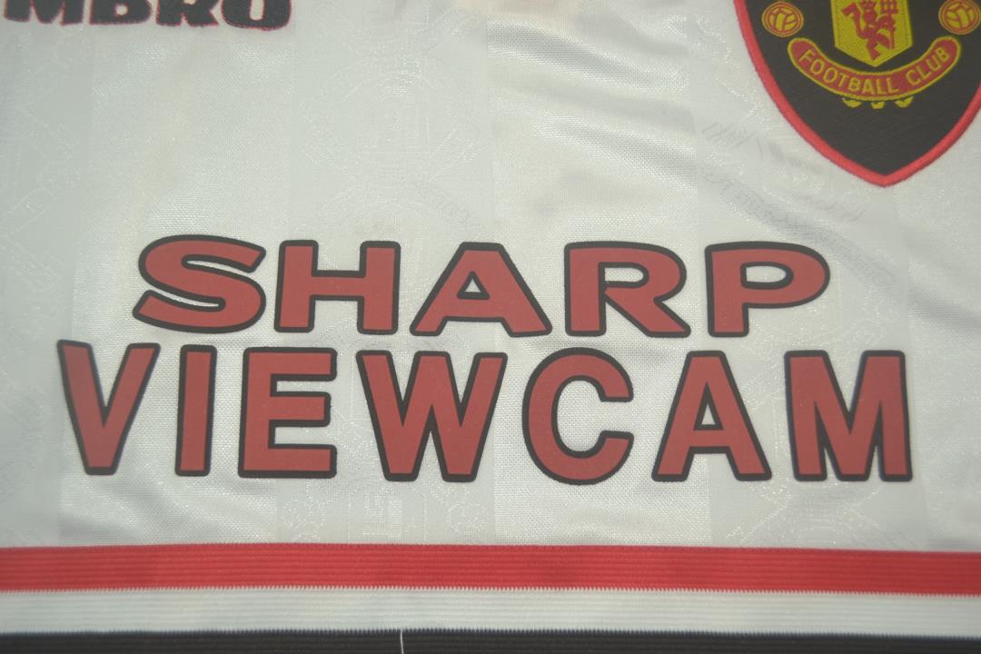 Camisa Manchester United Manga Longa 97/99 - Versão Retrô "Beckham" Nº 7