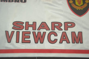 Camisa Manchester United Manga Longa 97/99 - Versão Retrô "Beckham" Nº 7