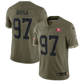 Camisa NFL San Francisco 49ers Vapor Limited Jersey Salute To Service 2022