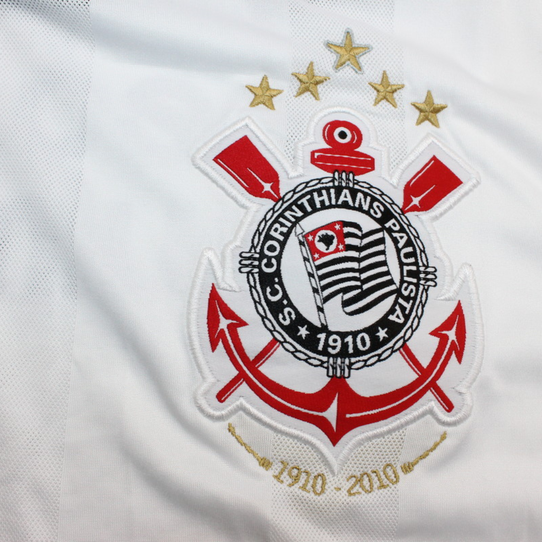 Camisa Corinthians Home 10/11 - Versão Retrô