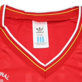 Camisa Liverpool Manga Longa Home 1986 - Versão Retrô